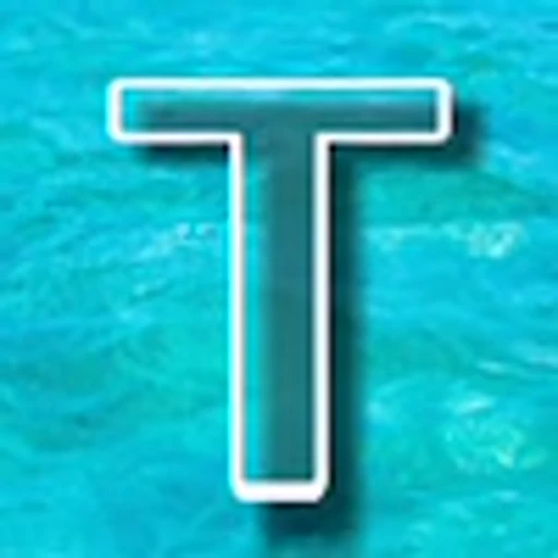 🌊 Эмодзи «Морские буквы» для Telegram