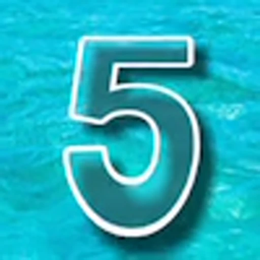 🌊 Эмодзи «Морские буквы» для Telegram