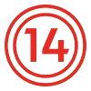 Стикер 34 ⭕️1️⃣ красная ветка
