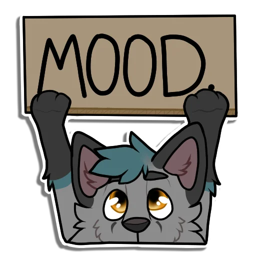🪧 Стикер «Mosh» для Telegram