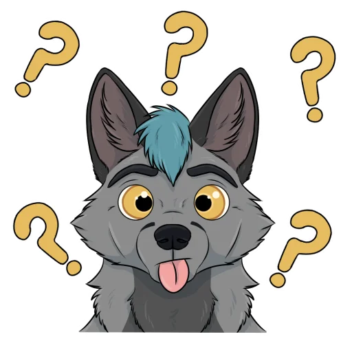 ❓ Стикер «Mosh» для Telegram