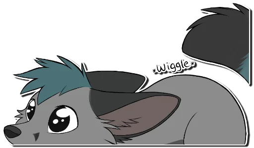 〰️ Стикер «Mosh» для Telegram