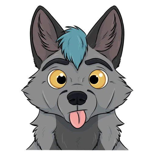 😛 Стикер «Mosh» для Telegram