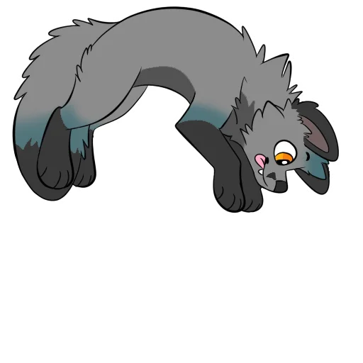 🦊 Стикер «Mosh» для Telegram