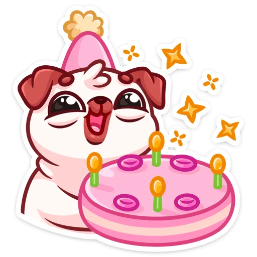 🎂 Стикер «Моси» для Telegram