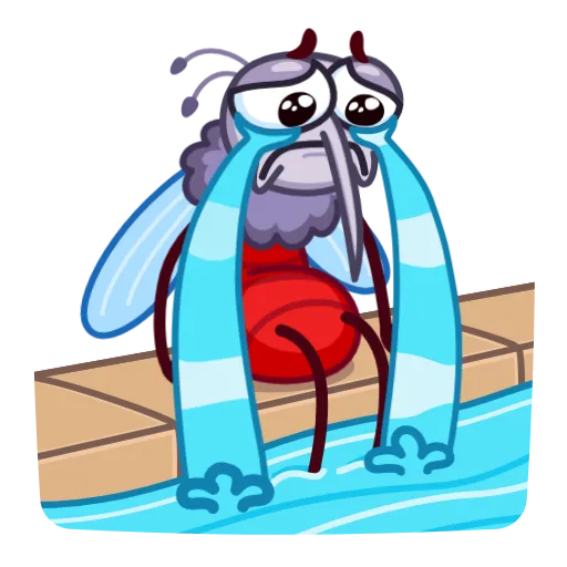 😭 Стикер «Mosquito» для Telegram