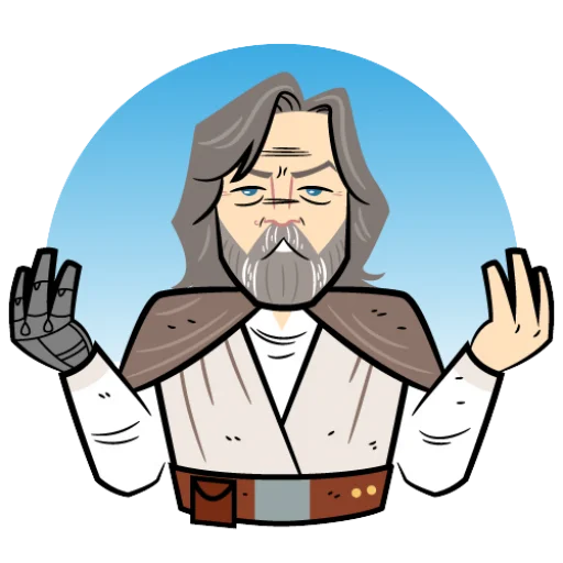 🧘‍♂️ Стикер «Star Wars» для Telegram