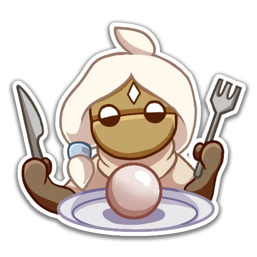 🍽 Стикер «Moth of the Light» для Telegram