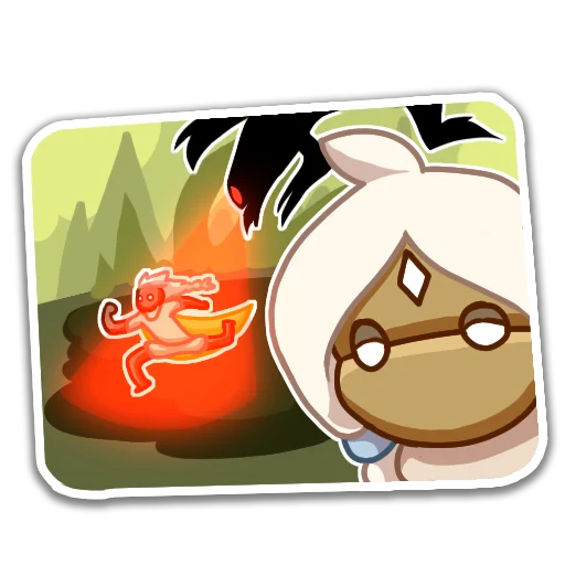 🦐 Стикер «Moth of the Light» для Telegram