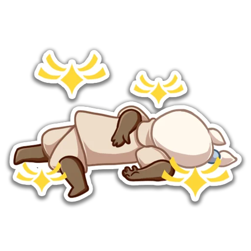 😵 Стикер «Moth of the Light» для Telegram