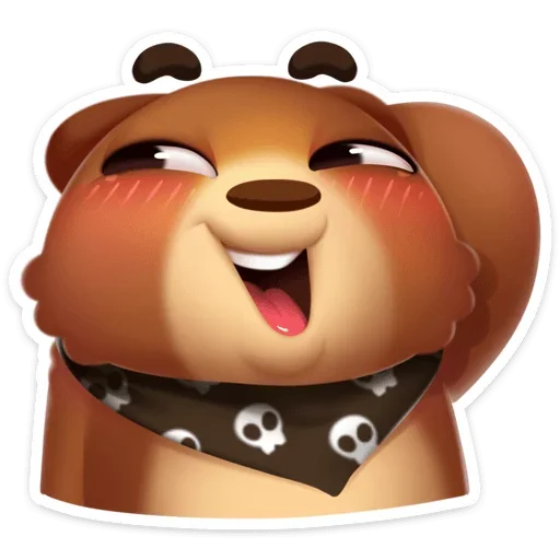 😊 Стикер «Мишка Мотя» для Telegram