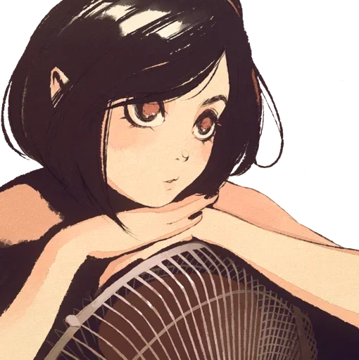 😍 Стикер «Motion Art anime» для Telegram