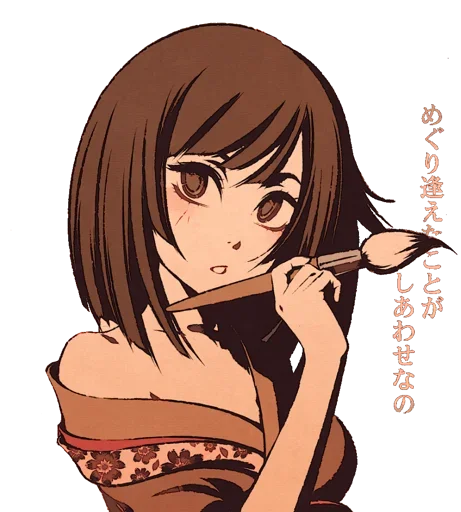 😍 Стикер «Motion Art anime» для Telegram