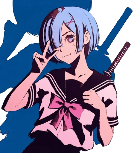 😍 Стикер «Motion Art anime» для Telegram