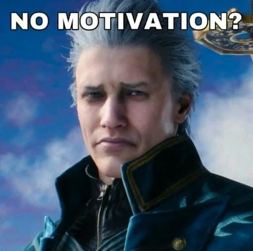 🥺 Стикер «Devil may cry Мемы» для Telegram