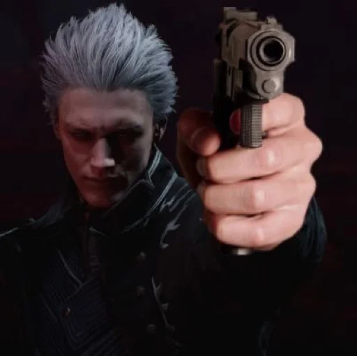 🔫 Стикер «Devil may cry Мемы» для Telegram