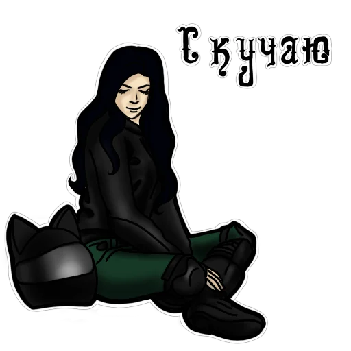 😌 Стикер «Motocat» для Telegram