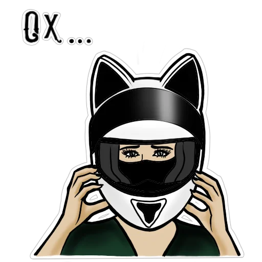 😟 Стикер «Motocat» для Telegram
