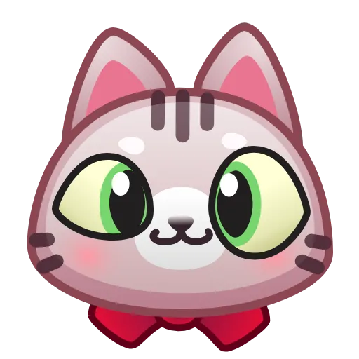 Стикерпак Motty Cat Emoji для Telegram