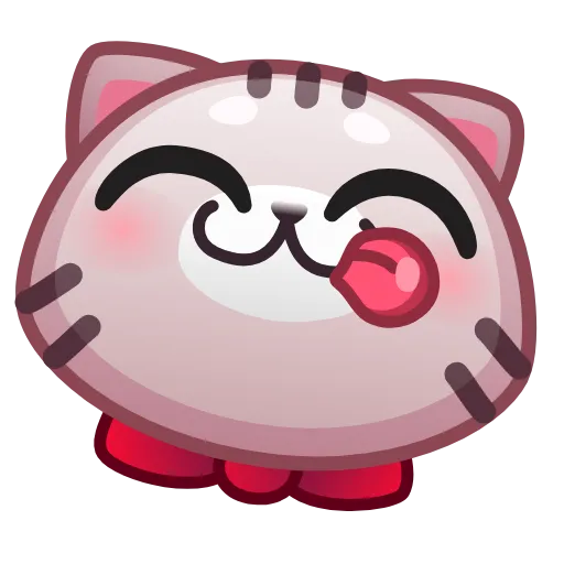 😋 Стикер «Motty Cat Emoji» для Telegram