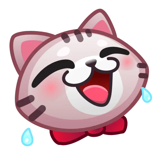 😂 Стикер «Motty Cat Emoji» для Telegram