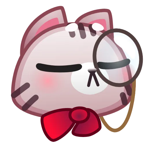 🧐 Стикер «Motty Cat Emoji» для Telegram