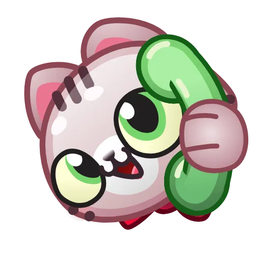 ☎ Стикер «Motty Cat Emoji» для Telegram