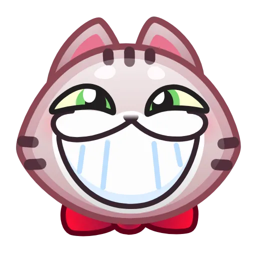 😁 Стикер «Motty Cat Emoji» для Telegram