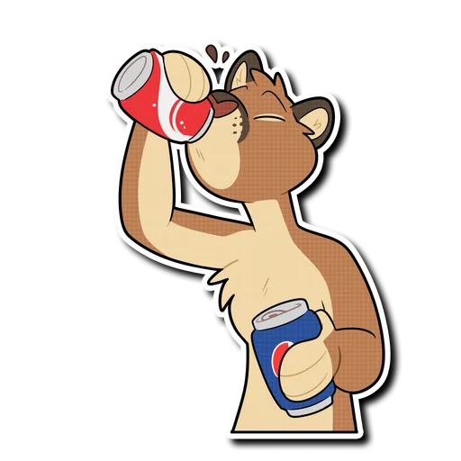 ⚡️ Стикер «Mountain Lion» для Telegram