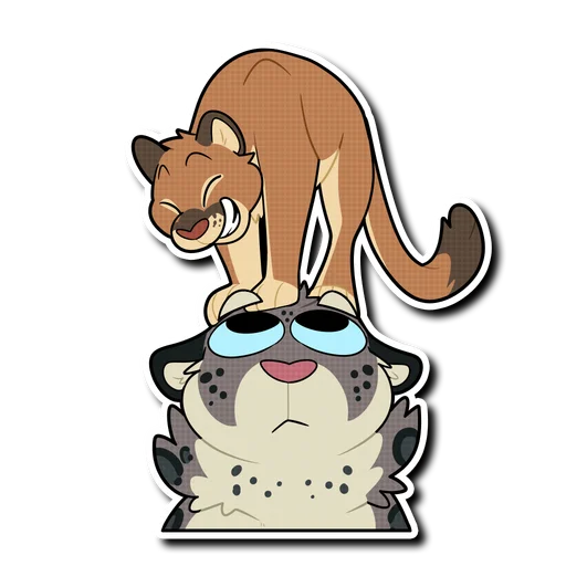 😁 Стикер «Mountain Lion» для Telegram
