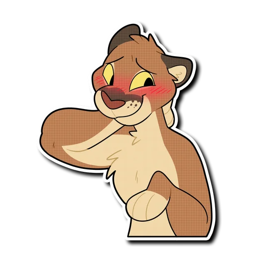 😅 Стикер «Mountain Lion» для Telegram