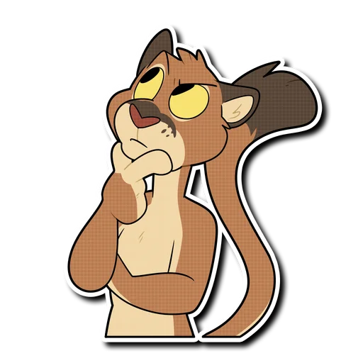 🤔 Стикер «Mountain Lion» для Telegram