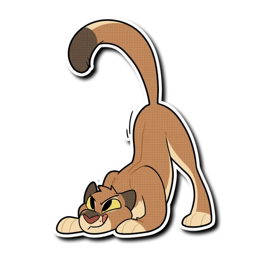 🐱 Стикер «Mountain Lion» для Telegram