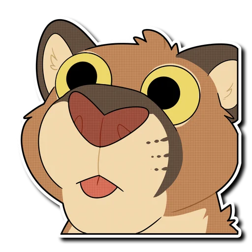 👀 Стикер «Mountain Lion» для Telegram