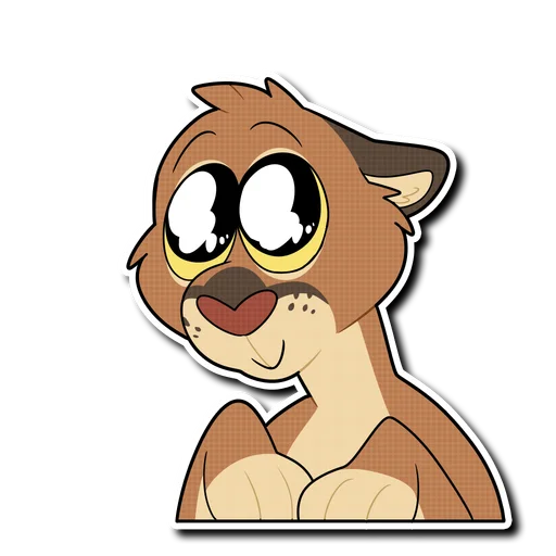🥺 Стикер «Mountain Lion» для Telegram