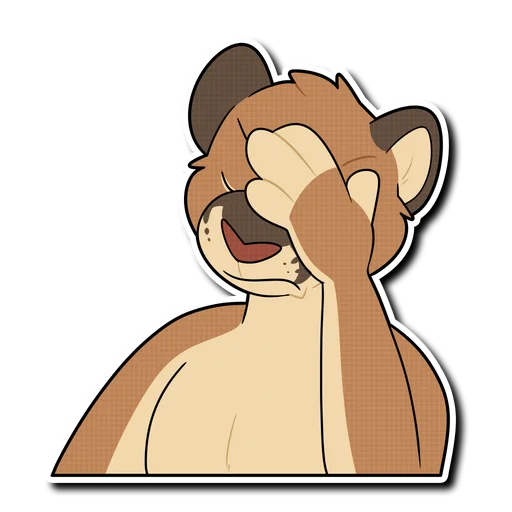 😑 Стикер «Mountain Lion» для Telegram