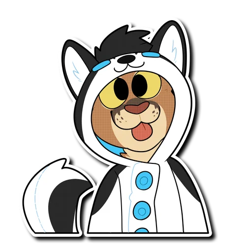 🐶 Стикер «Mountain Lion» для Telegram