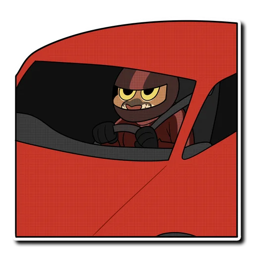 🏎 Стикер «Mountain Lion» для Telegram