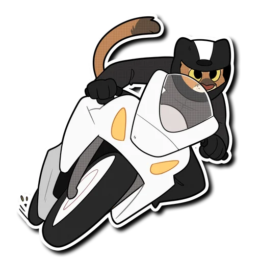 🏍 Стикер «Mountain Lion» для Telegram