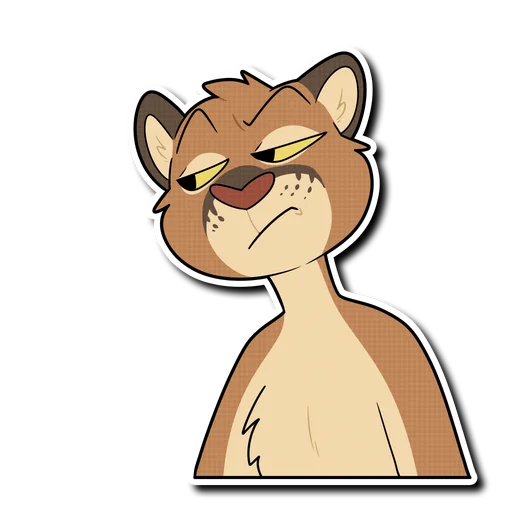 😒 Стикер «Mountain Lion» для Telegram