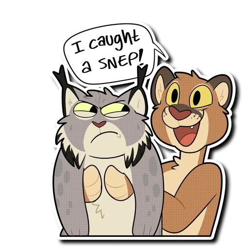 😃 Стикер «Mountain Lion» для Telegram