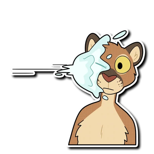 Стикерпак Mountain Lion для Telegram