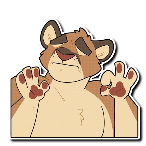 👌 Стикер «Mountain Lion» для Telegram