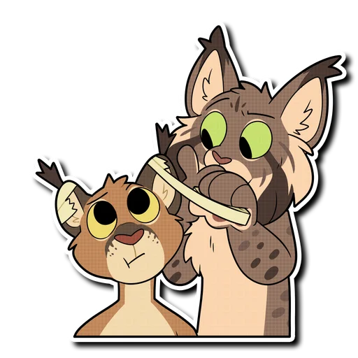 💬 Стикер «Mountain Lion» для Telegram