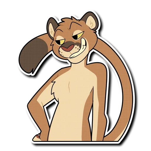 😏 Стикер «Mountain Lion» для Telegram