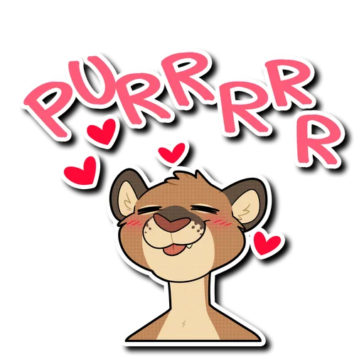 🥰 Стикер «Mountain Lion» для Telegram