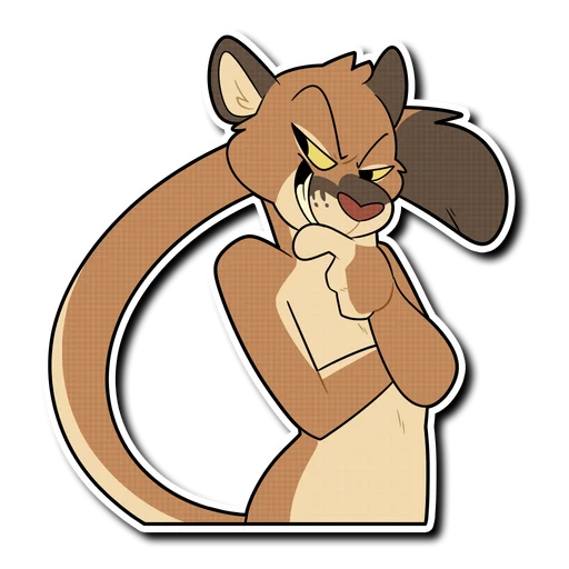 😈 Стикер «Mountain Lion» для Telegram