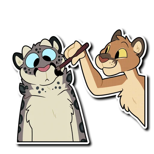 🎨 Стикер «Mountain Lion» для Telegram
