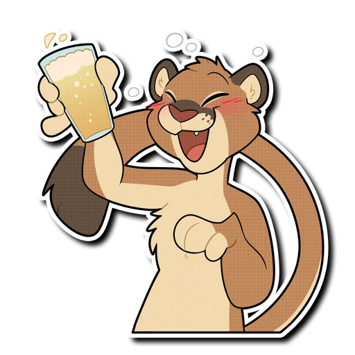🍺 Стикер «Mountain Lion» для Telegram