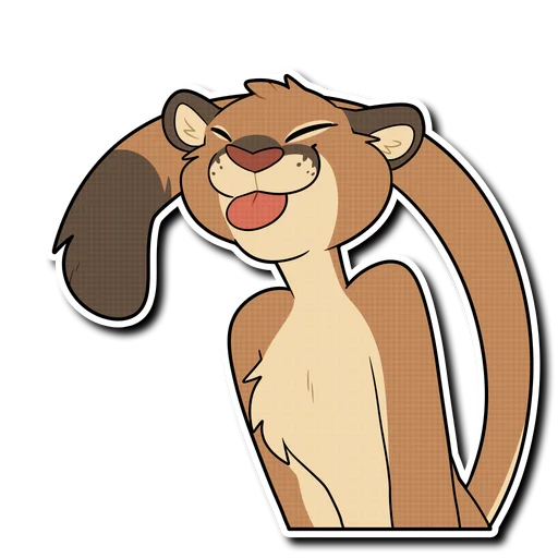 😋 Стикер «Mountain Lion» для Telegram